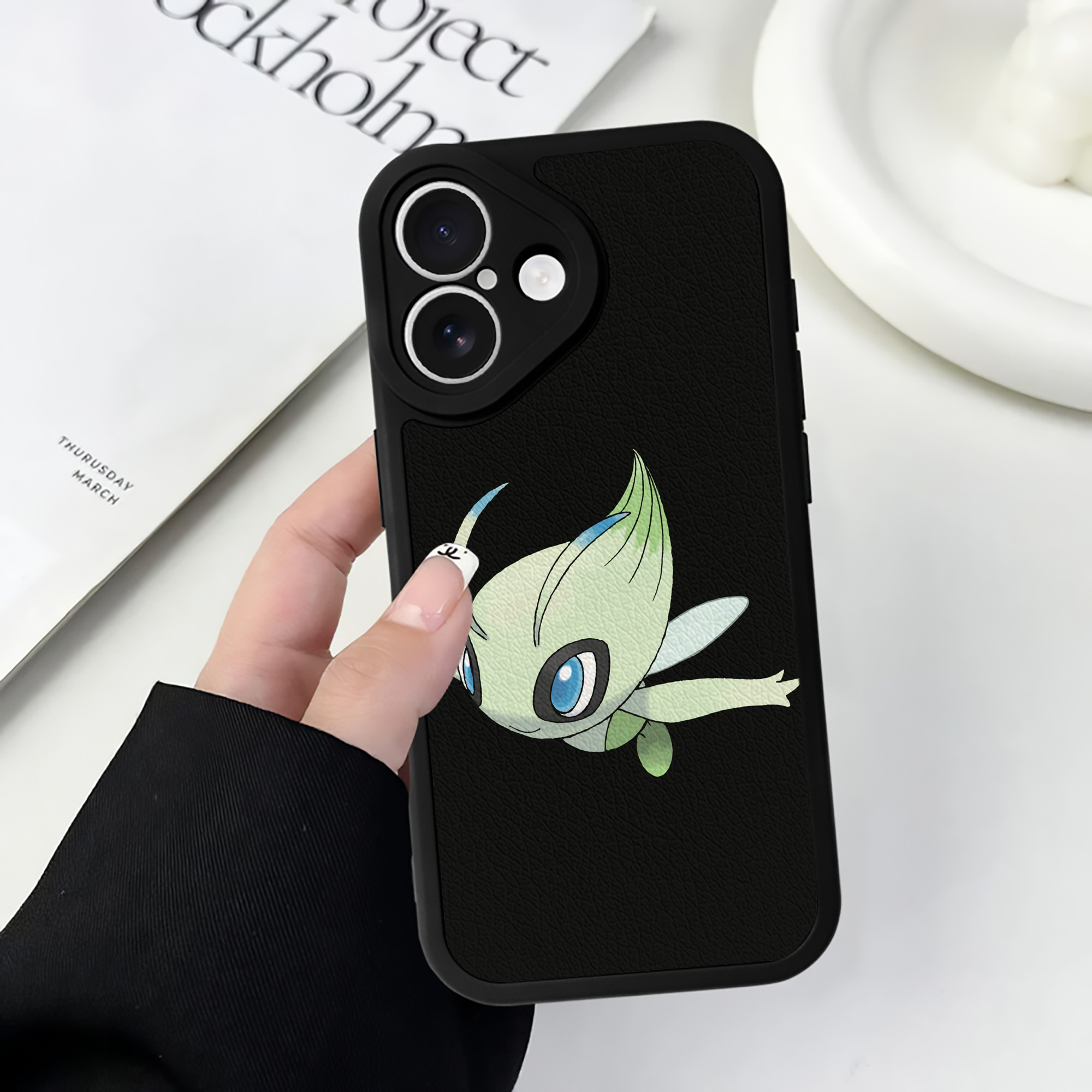 （画像用） ポケットモンスター Pokémon 【iPhone 16シリーズ対応】シリコンスマホケース（レザー調） 材質：シリコン
